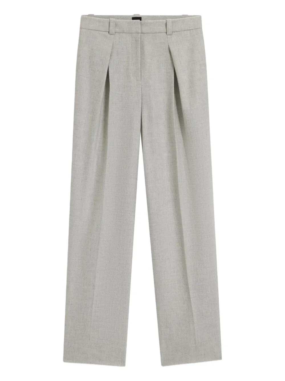 BOSS Pantaloni con pieghe frontali - Grigio