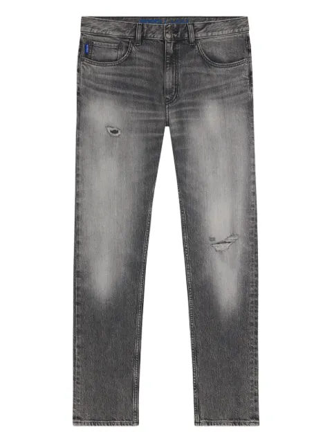 HUGO Calça jeans com patch destroyed