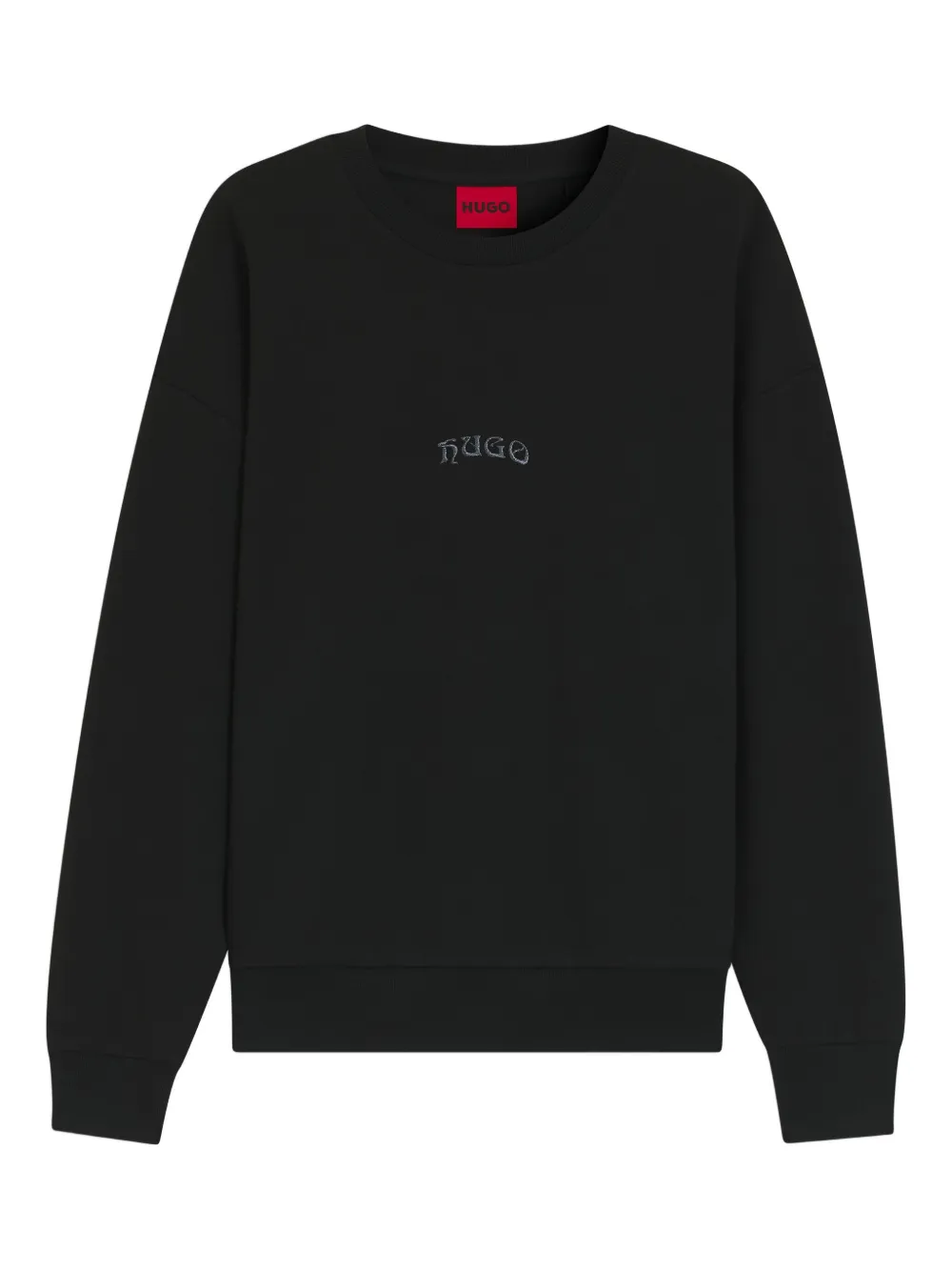 HUGO sudadera con logo bordado | negro | Image 1