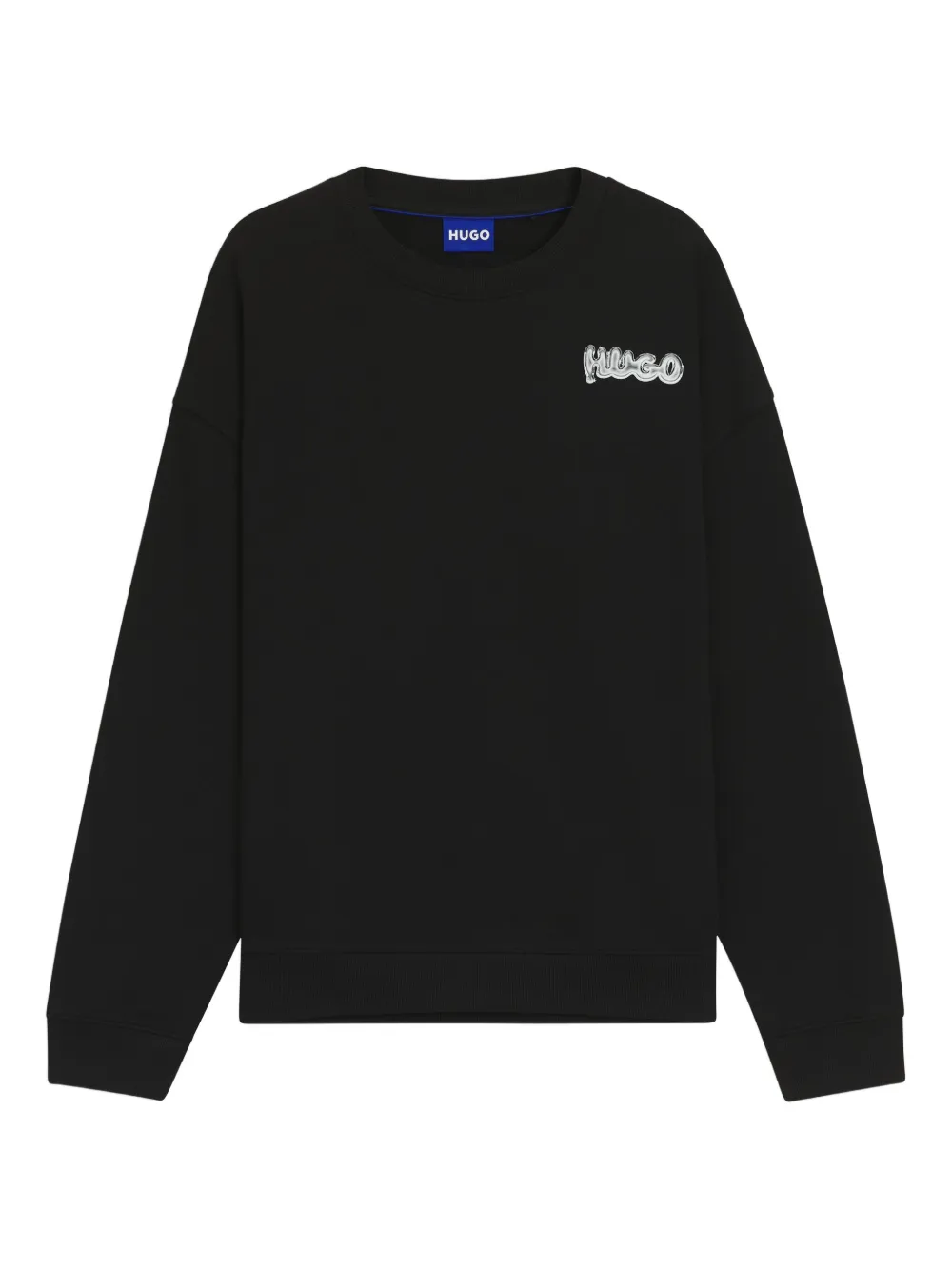 HUGO sudadera con logo estampado | negro | Image 1