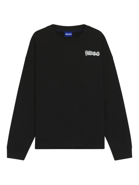 HUGO logo-print cotton sweatshirt