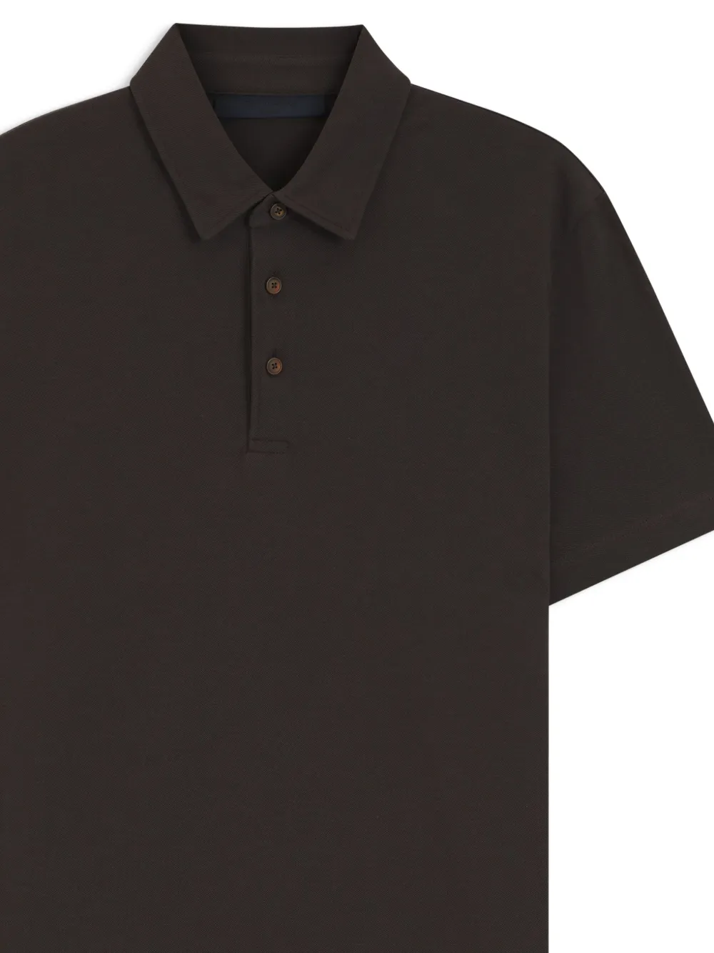 BOSS Poloshirt met knoopsluiting - Bruin