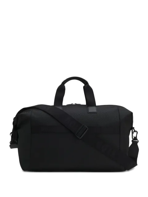 BOSS logo-plaque top-handle holdall
