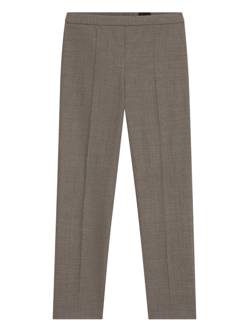 BOSS textured wool-blend straight trousers | Neutrals | Image 1