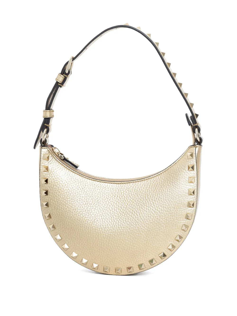 Valentino Garavani Rockstud leren schoudertas - Goud
