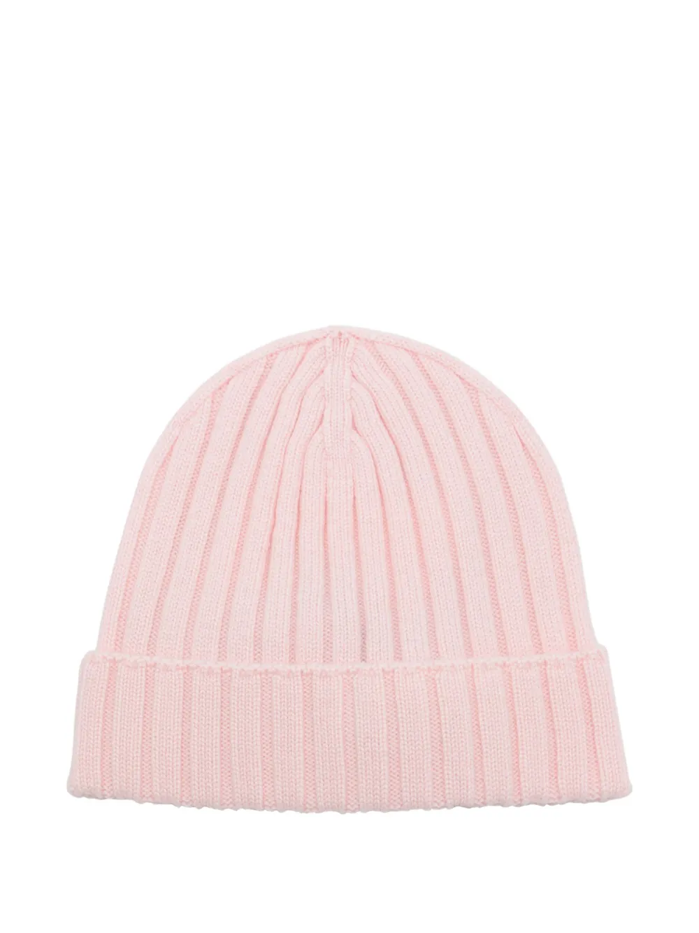 Moncler Enfant Ribgebreide muts Roze