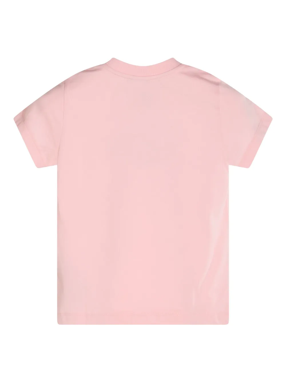 Moschino Kids teddy-print cotton T-shirt Roze