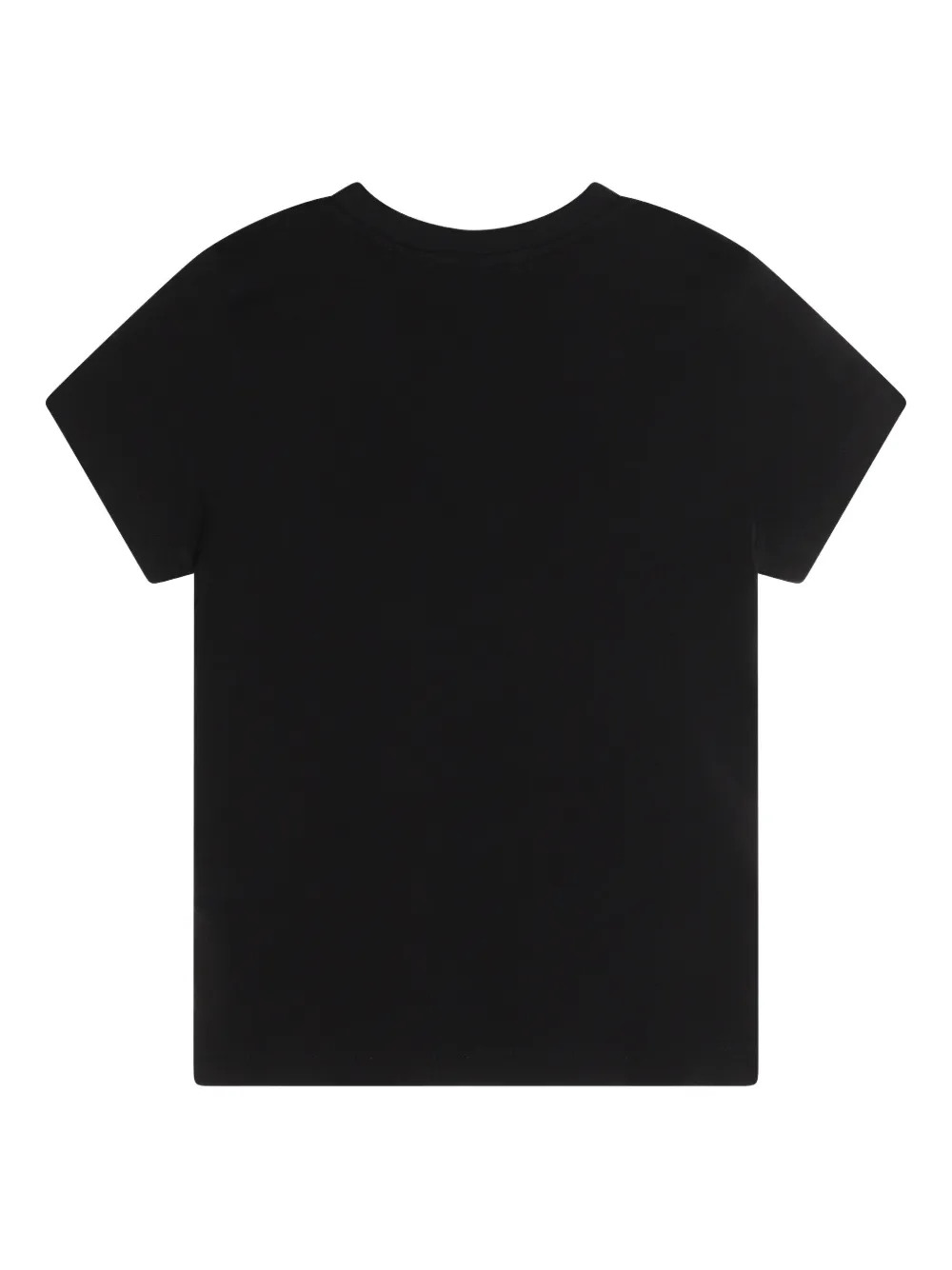 Dolce & Gabbana Kids teddy-print cotton T-shirt Zwart