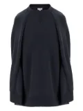 LOEWE crewneck cape sweatshirt - Blue