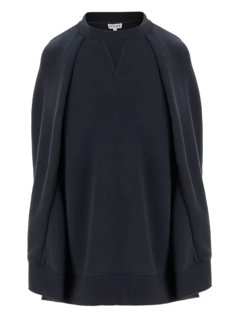LOEWE crewneck cape sweatshirt