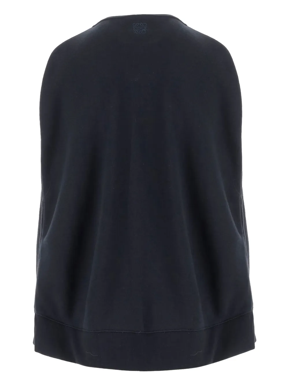 LOEWE Sweater met ronde hals en cape Blauw