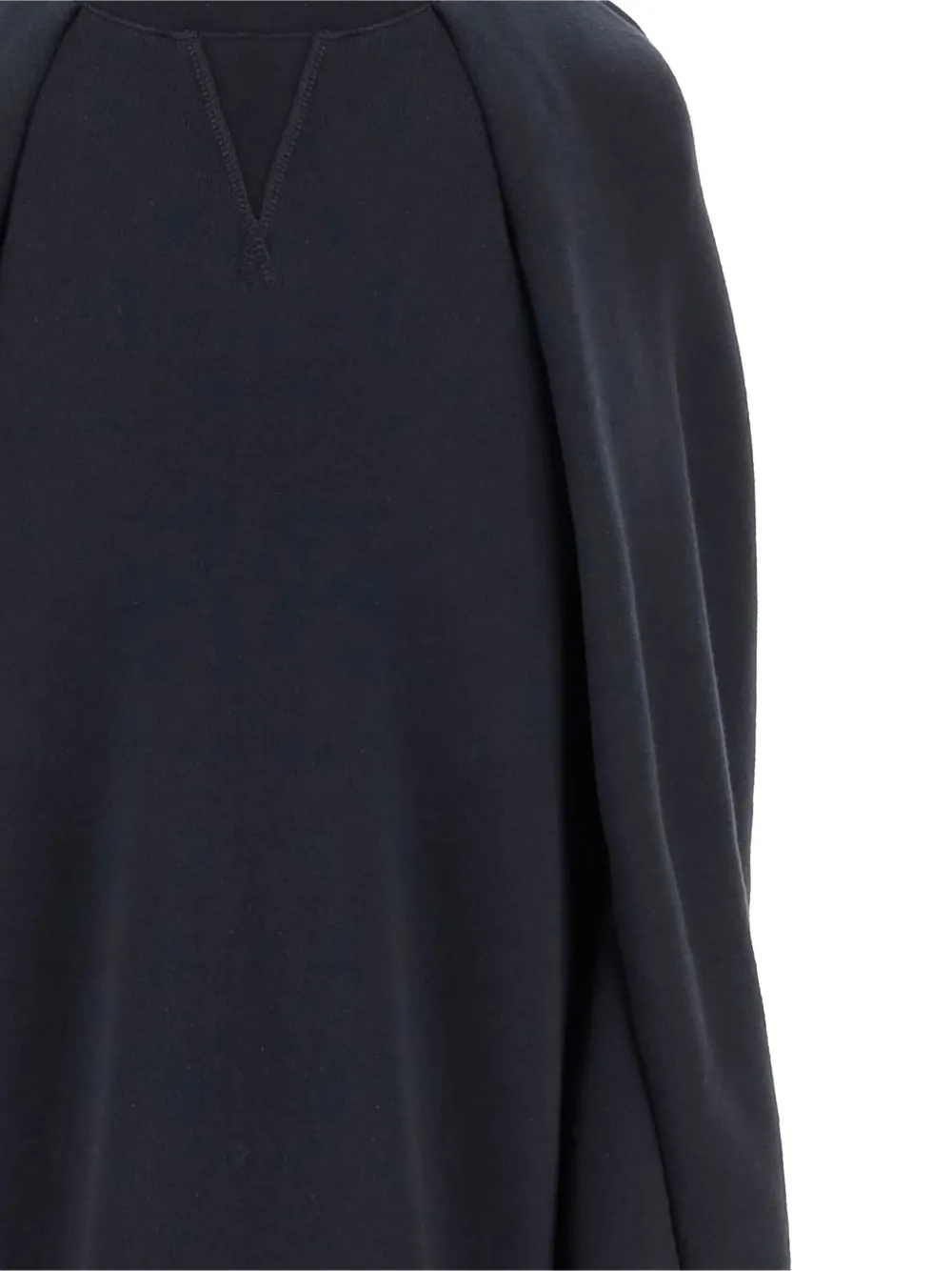 LOEWE Sweater met ronde hals en cape Blauw