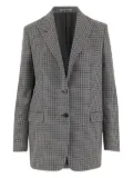 Tagliatore houndstooth sequinned blazer - Grey