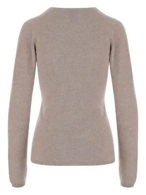 アリュード ALLUDE ニット セーター カシミヤ 長袖 XS グレージュ D-81929 /TK レディース Allude（アリュード）ニット・セーター - FARFETCH