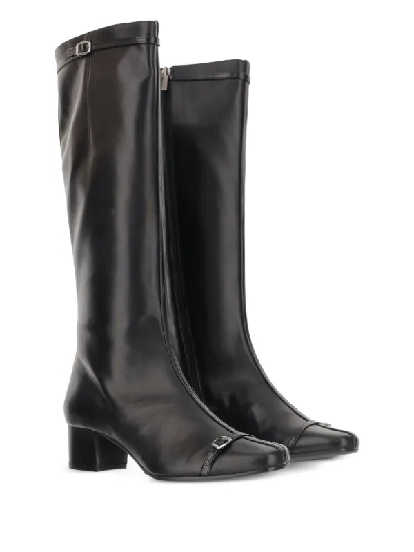 Carel Paris 40mm Starter Leather Boots | Black | FARFETCH
