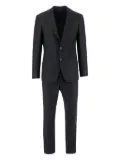 Giorgio Armani button-fastening wool suit - Blue