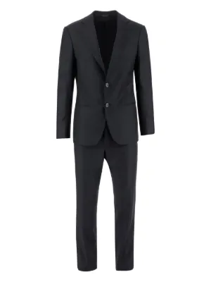 Giorgio Armani ダブルスーツ | ブルー | FARFETCH JP