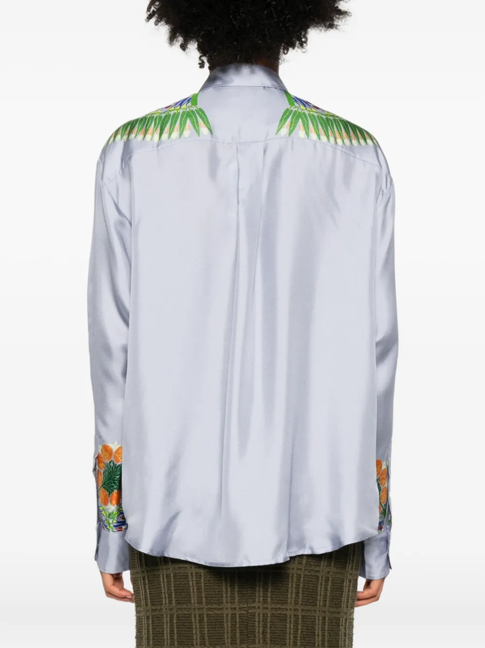 Pierre-louis Mascia Floral-print Long-sleeve Shirt In Multi