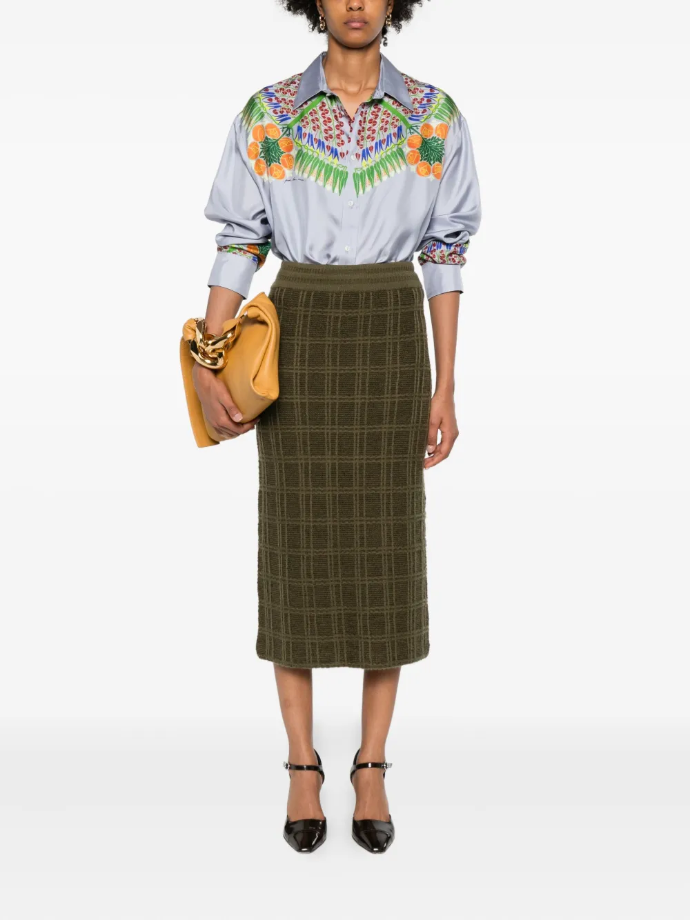 Pierre-Louis Mascia Blouse met bloemenprint - Blauw