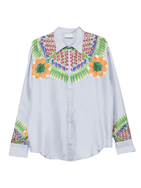 Pierre-Louis Mascia floral-print long-sleeve shirt