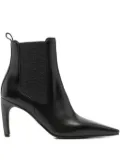 Brunello Cucinelli 80mm pointed-toe chelsea boots - Black