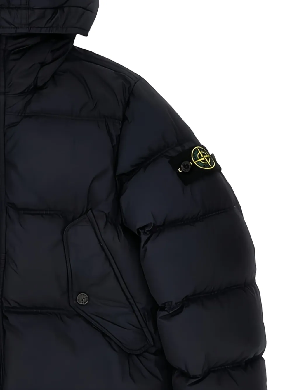 Stone Island Junior chamarra capitonada con capucha | Chamarras capitonadas | Image 2