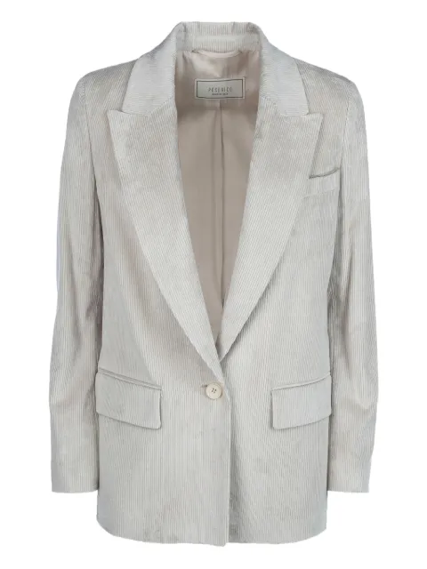 Peserico corduroy single-button blazer