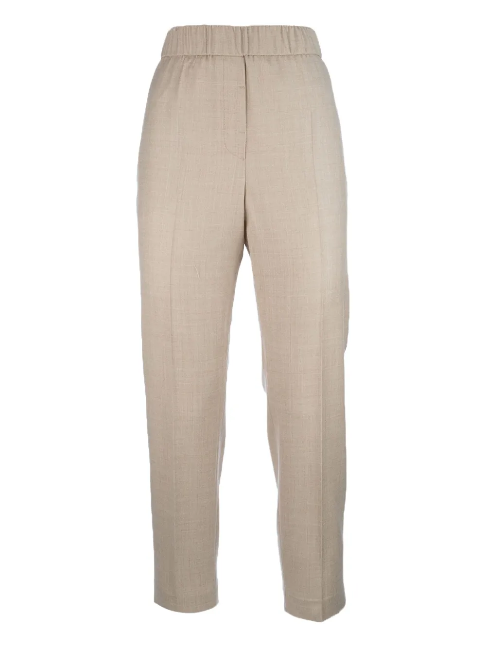 Peserico Elastic-waist Trousers In Neutral