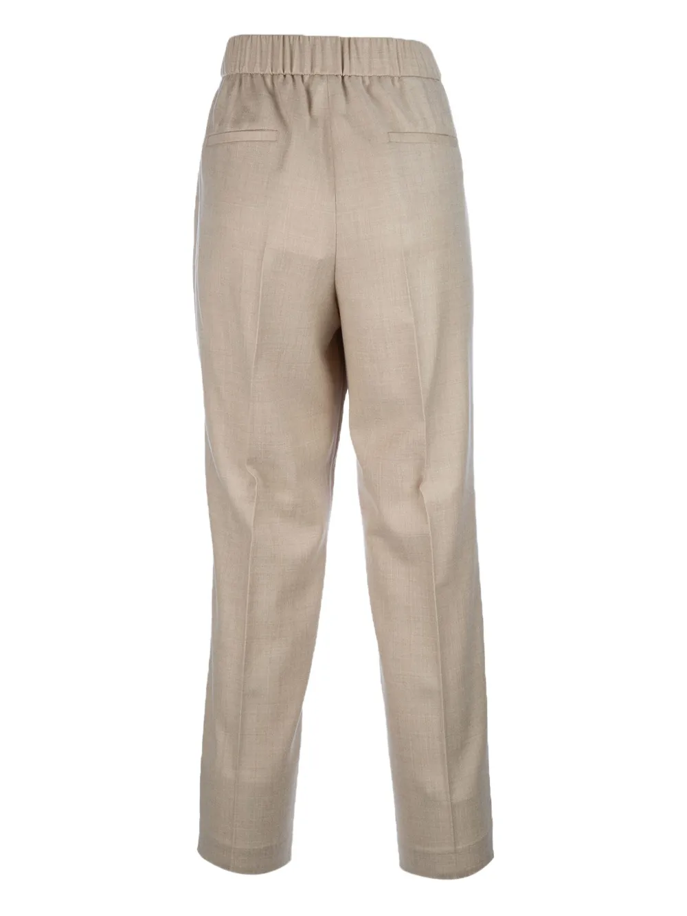 Peserico elastic-waist trousers - Beige