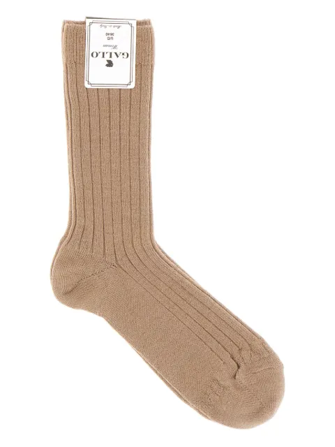 Gallo ribbed cotton socks