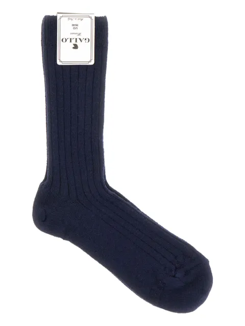Gallo ribbed cotton socks