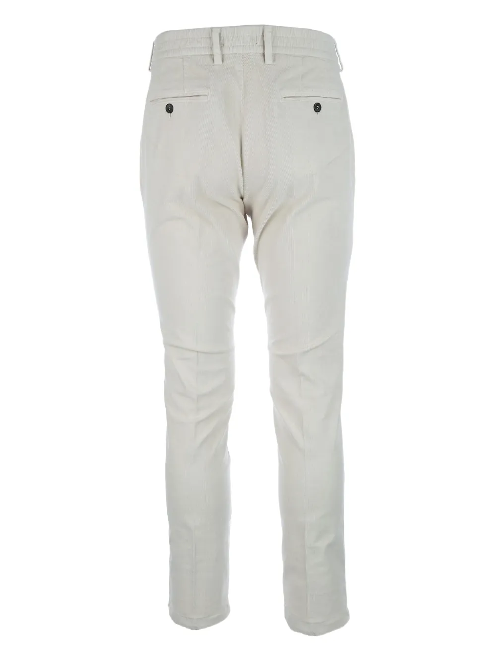 Cruna Ribfluwelen broek met knoopsluiting - Beige