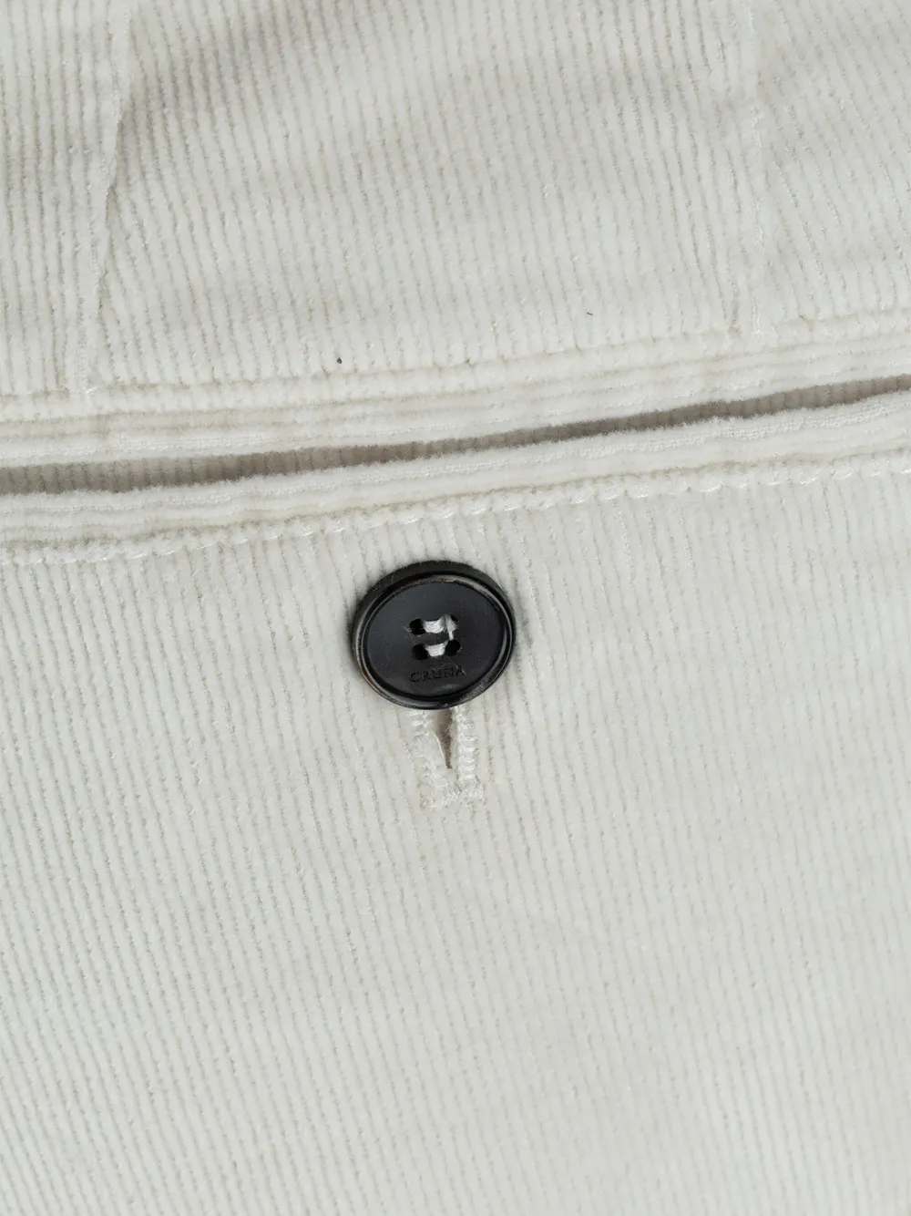Cruna Corduroy Button-fastening Trousers In Gray