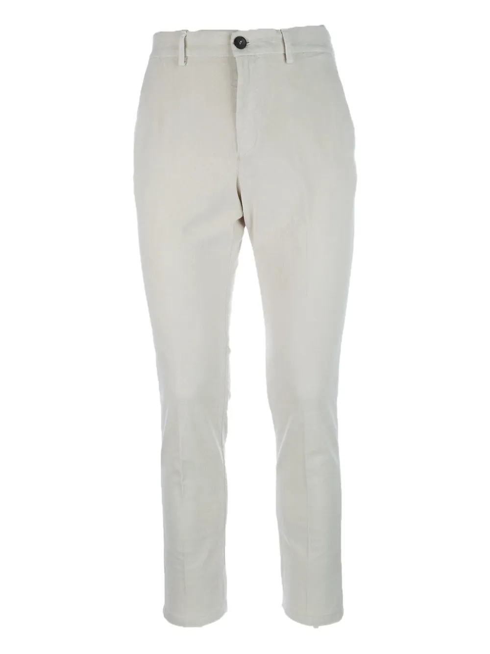 Cruna Corduroy Button-fastening Trousers In Gray