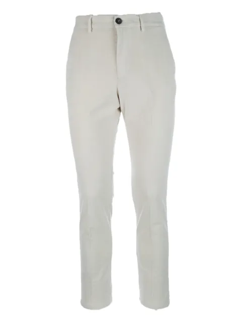 Cruna corduroy button-fastening trousers