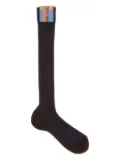 Gallo ribbed socks - Brown