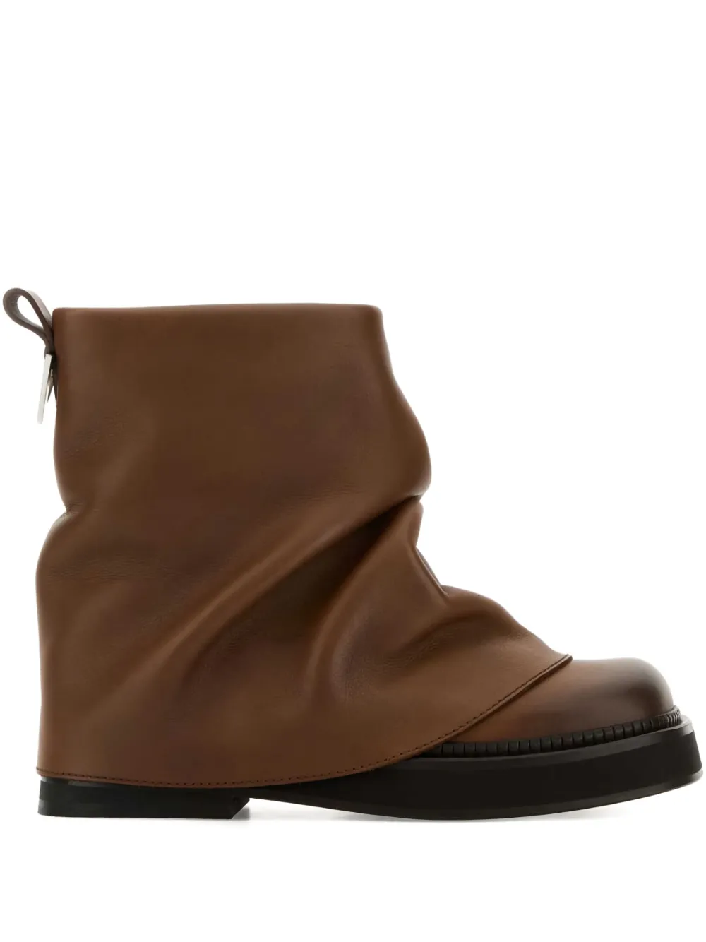 The Attico Mini Robin ankle boots Brown