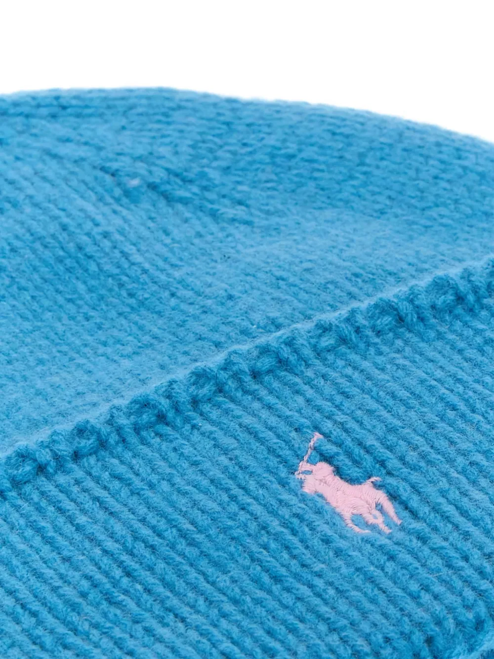 Polo Ralph Lauren Polo Pony-embroidered beanie hat Blauw