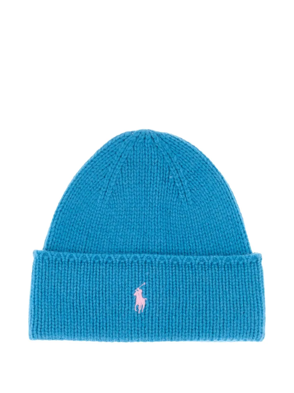 Polo Ralph Lauren Polo Pony-embroidered beanie hat Blauw