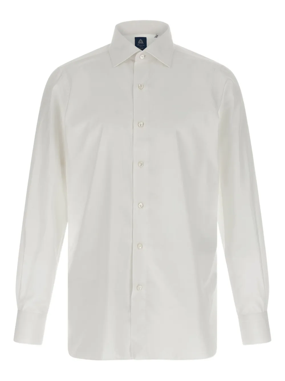 long-sleeve button-cuff shirt
