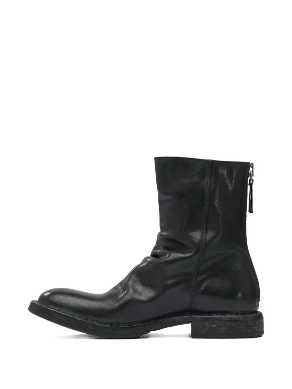 Moma zip-detail Slouch Ankle Boots | Black | FARFETCH display picture 2