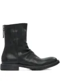 Moma zip-detail slouch ankle boots - Black