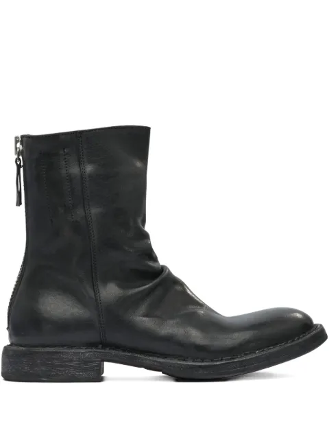 Moma zip-detail slouch ankle boots