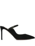Aquazzura ankle-strap suede pumps - Black