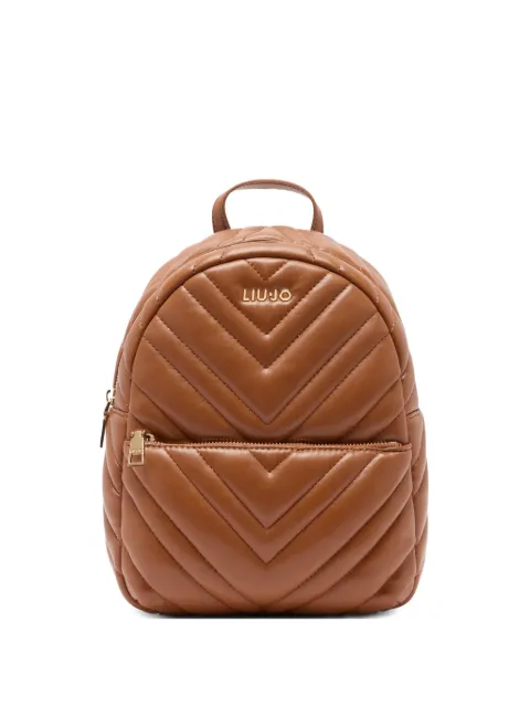 LIU JO quilted chevron backpack