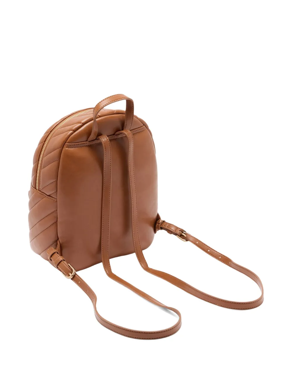 Liu •jo Quilted Chevron Backpack In Brown