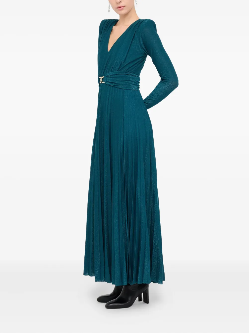 LIU JO Geplooide maxi-jurk Blauw