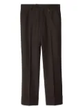 Burberry turn-up wool trousers - Brown