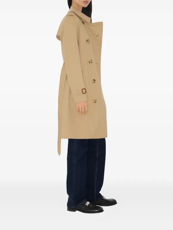Burberry double-breasted Belted Trench Coat | Neutrals