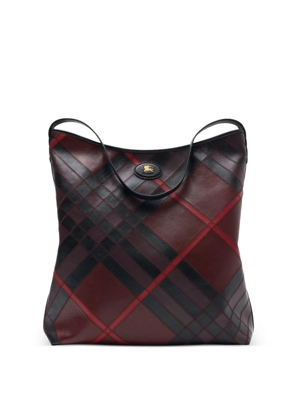 Burberry Geruite schoudertas Rood